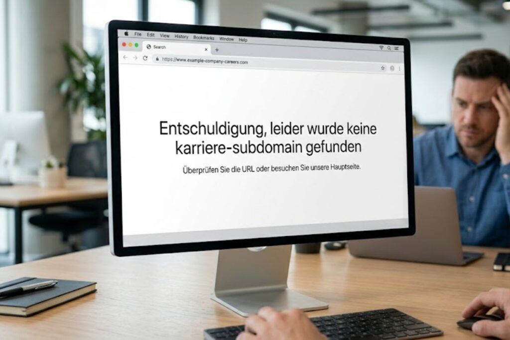 Keine Karriere-Subdomain Gefunden