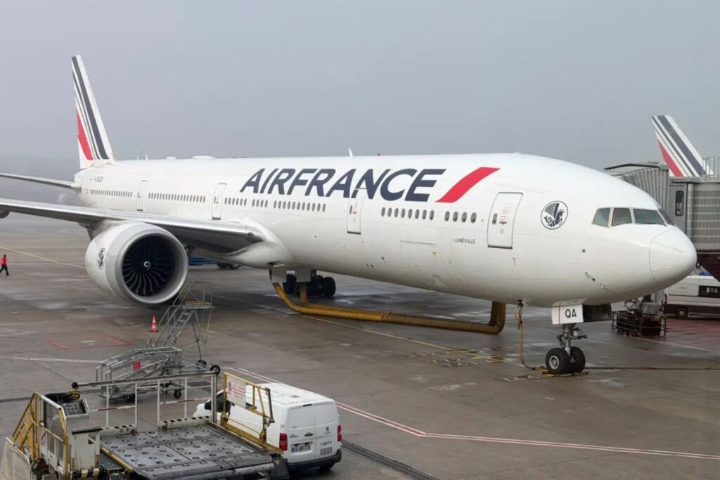 Air France A350 Chicago Flight Return
